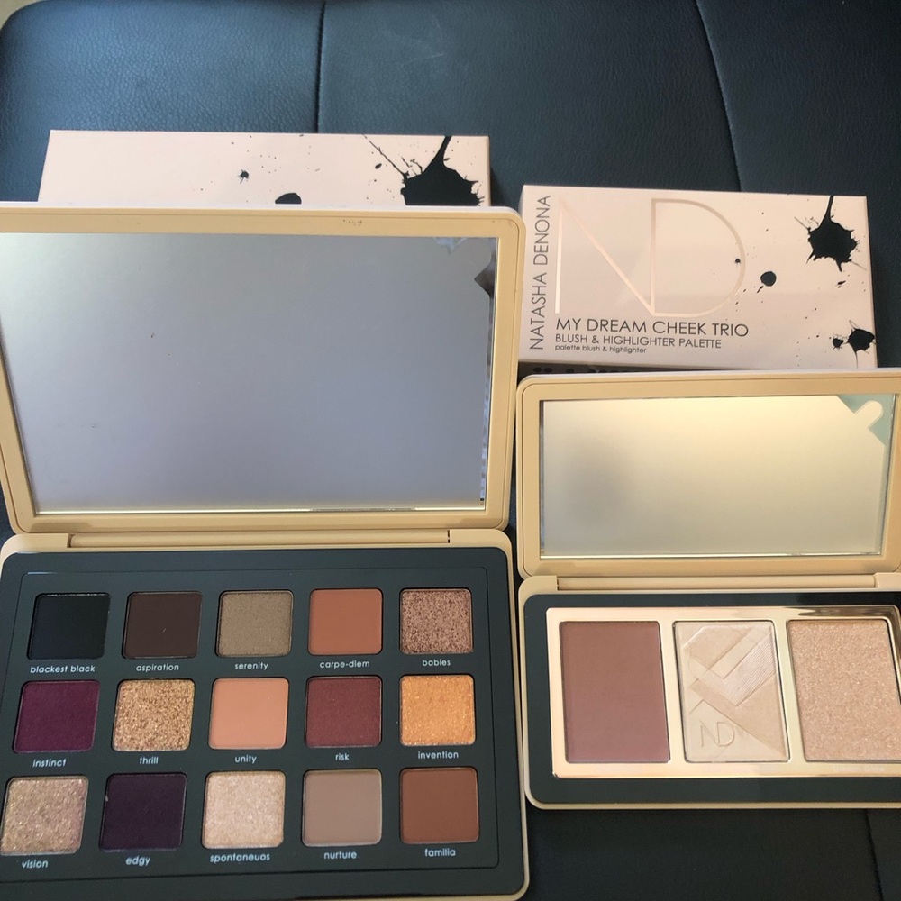 Natasha Denona My Dream Eyeshadow & Cheek Set - Black, Brown, Gold, Pink, Purple